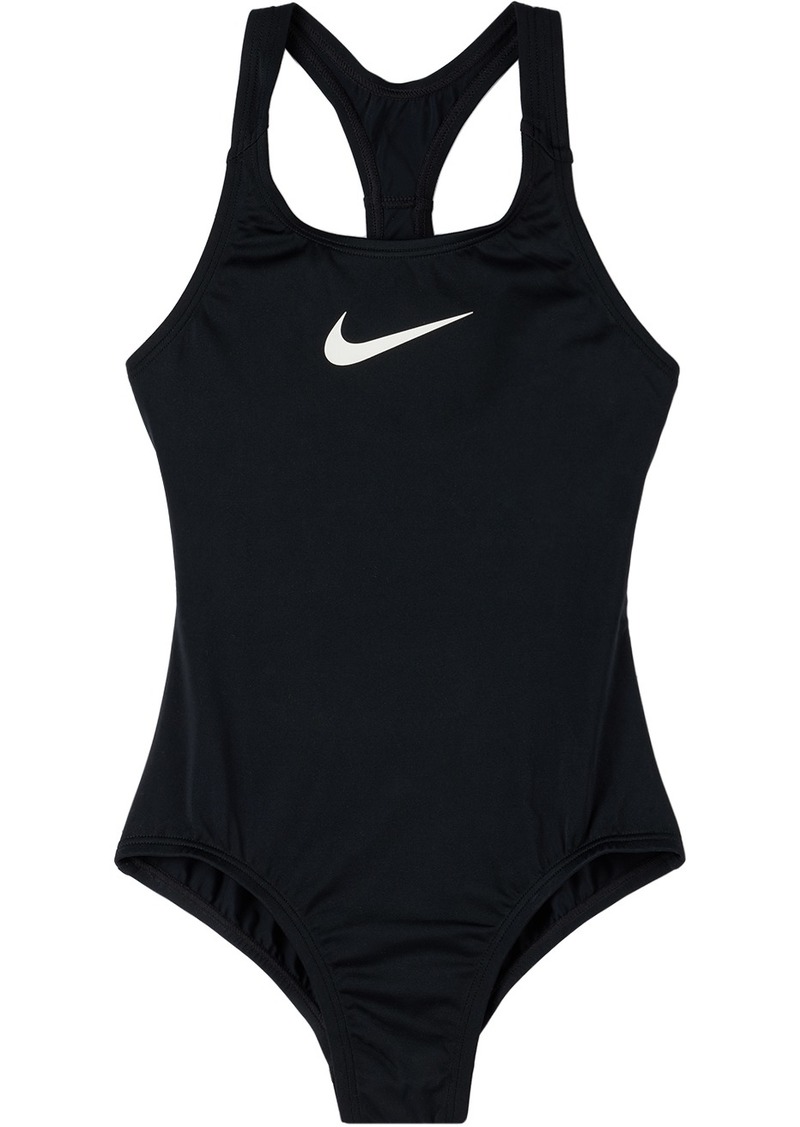 Nike Kids Black Essential Big Kids One-Piece Swimsuit