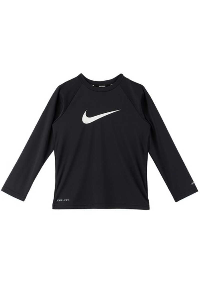 Nike Kids Black Hydroguard Big Kids Swim Top