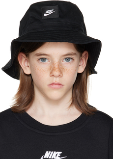 Nike Kids Black Patch Bucket Hat