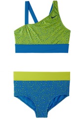 Nike Kids Blue & Green Water Dots Bikini
