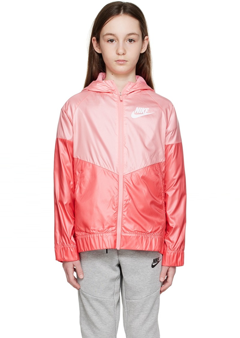 Nike Kids Pink Sportswear Windrunner Big Kids Jacket