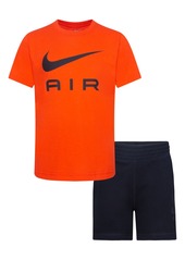 Nike Little Boys 2 Piece Air T-shirt and Shorts Set
