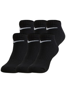 Nike Little Boys 6-Pk. No-Show Socks - Black