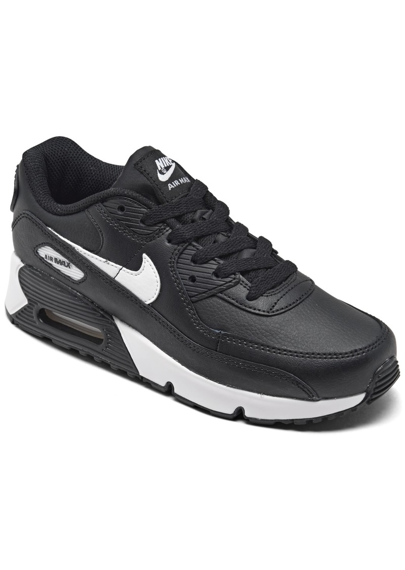 Nike Little Kids Air Max 90 Casual Sneakers from Finish Line - Black, White