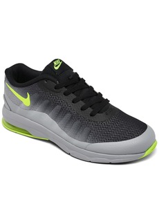 Nike Little Boys Air Max Invigor Running Sneakers from Finish Line - Wolf Gray, Volt, Black