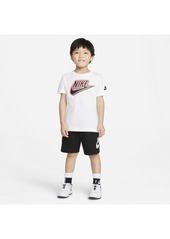 Nike Little Boys Drawstring Sportswear Club Futura Shorts - Black