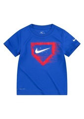 Nike Little Boys Dri-Fit Baseball Diamond Logo Graphic T-shirt