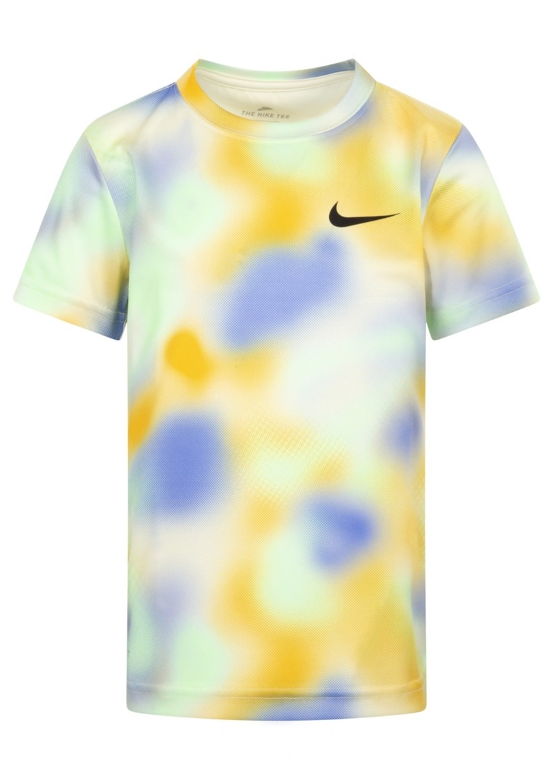 Nike Little Boys Hazy Days All-Over Print Tee - Coconut Milk