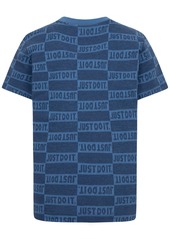 Nike Little Boys Just Do It Textured Club T-Shirt - U90midnigh