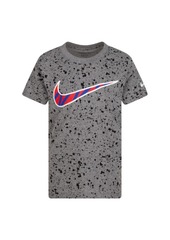 Nike Little Boys Splatter Print Swoosh Logo T-Shirt