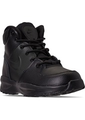 Nike Little Boys Manoa Leather Boots from Finish Line - Black
