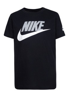 Nike Little Boys Futura Evergreen Short Sleeves T-shirt - Black