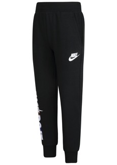 Nike Little Boys Sportswear Snow Day Fleece Printed Pants - Black