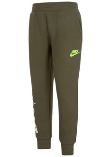 Nike Little Boys Sportswear Snow Day Fleece Printed Pants - Medium Olive