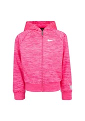 Nike Little Girls Dri-fit Lightweight Jersey Full-Zip Hoodie