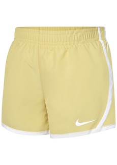 Nike Little Girls Dri-Fit Logo Tempo Shorts - Soft Yellow