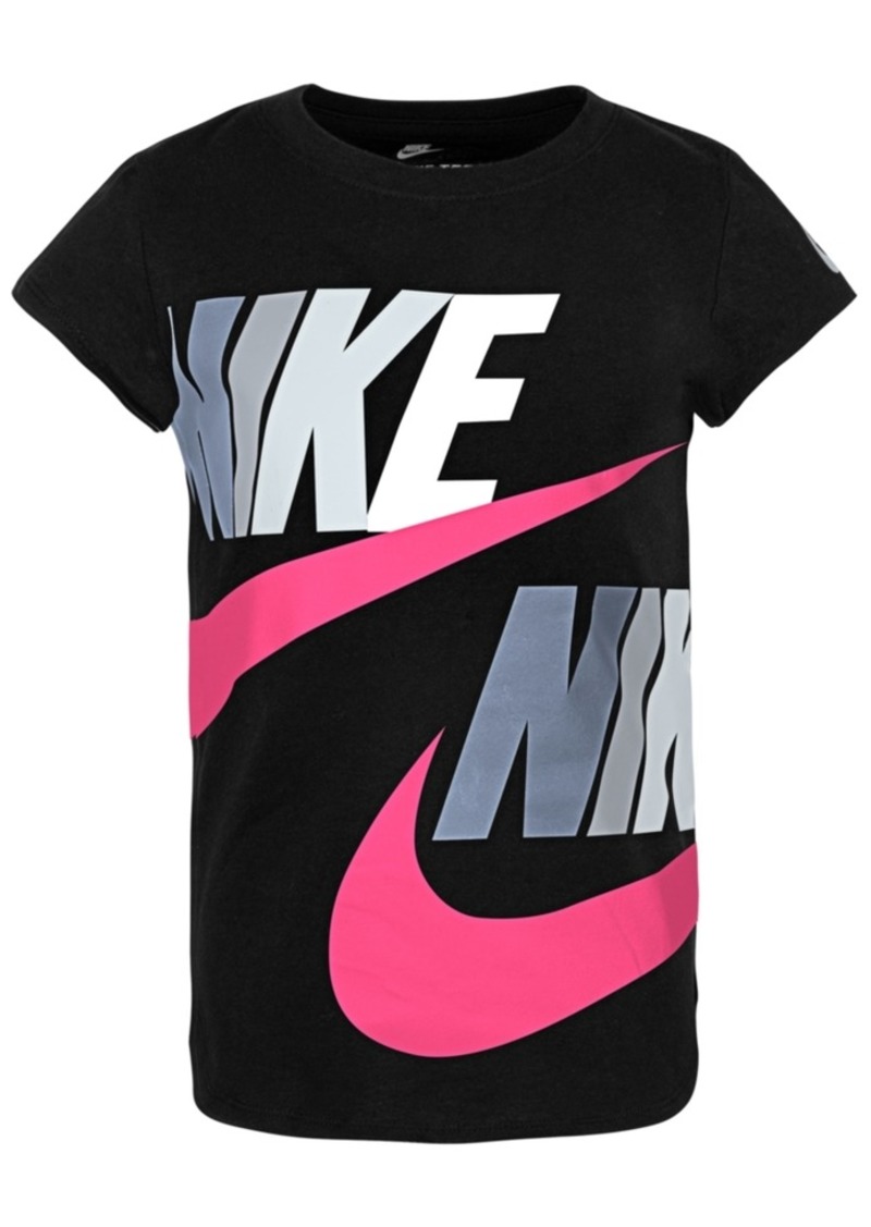 Nike Nike Toddler Girls Futura Logo-Print Cotton T-Shirt | Tshirts
