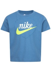 Nike Little Girls New Impression Heart Graphic T-Shirts - P63hydrang