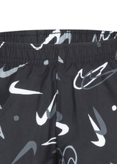 Nike Little Girls Printed Dri-fit Shorts - Black