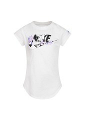 Nike Little Girls Short Sleeve Logo Graphic T-shirt