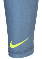 Nike Little Girls Sport Shine Leggings - Black Raspberry