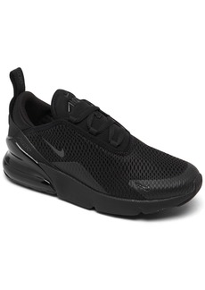Nike Little Kids' Air Max 270 Casual Sneakers from Finish Line - Black