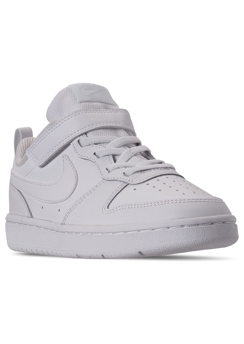 Nike Little Kids Court Borough Low 2 Casual Sneakers from Finish Line - White