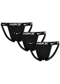 Nike Men's 3 Pk. Essential Dri-fit Micro Jock Straps - Black