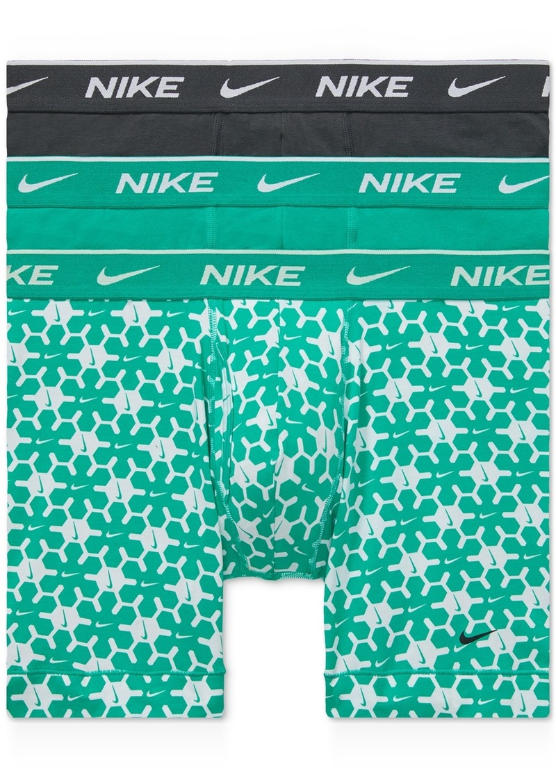 Nike Men's 3-Pk. Dri-fit Essential Cotton Stretch Boxer Briefs - Human Craf