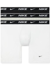 Nike Men's 3-Pk. Dri-fit Essential Cotton Stretch Boxer Briefs - Swoosh