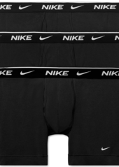 Nike Men's 3-Pk. Dri-fit Essential Cotton Stretch Boxer Briefs - Black