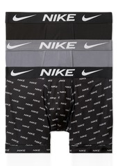 Nike Men's 3-Pk. Dri-Fit Essential Micro Boxer Briefs - Photo blue