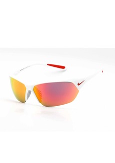 Nike Men's 69 mm White Sunglasses EV1125-106-69