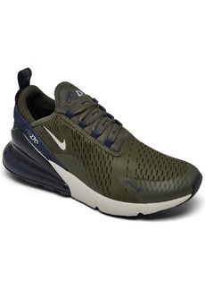 Nike Men's Air Max 270 Casual Sneakers from Finish Line - Cargo Khaki/Lt Bone