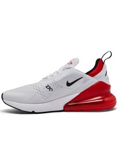 Nike Men's Air Max 270 Casual Sneakers from Finish Line - White/UniversityRed/Black