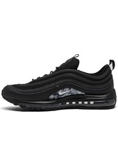 Nike Men's Air Max 97 Running Casual Sneakers from Finish Line - Black, White
