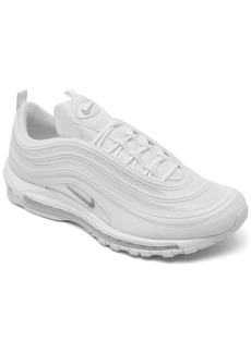 Nike Men's Air Max 97 Running Sneakers from Finish Line - White, Wolf Gray, Black
