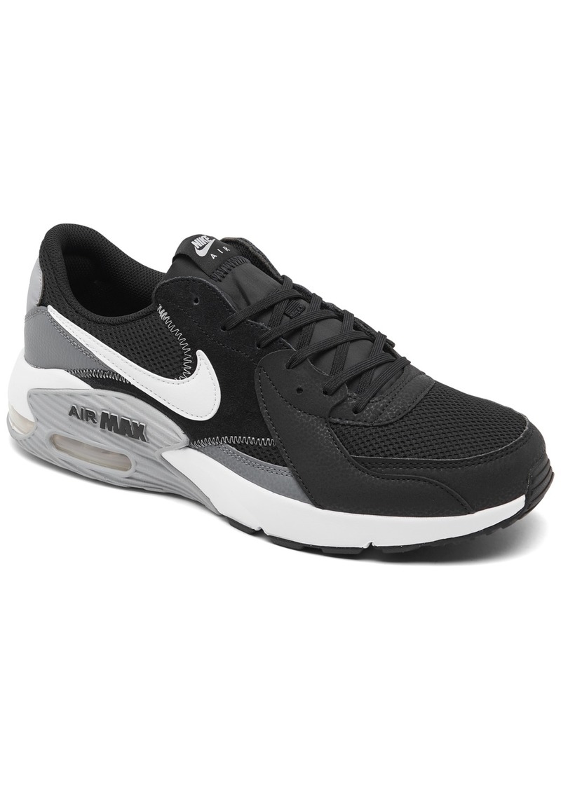 Nike Men's Air Max Excee Casual Sneakers from Finish Line - Black, Cool Gray, White
