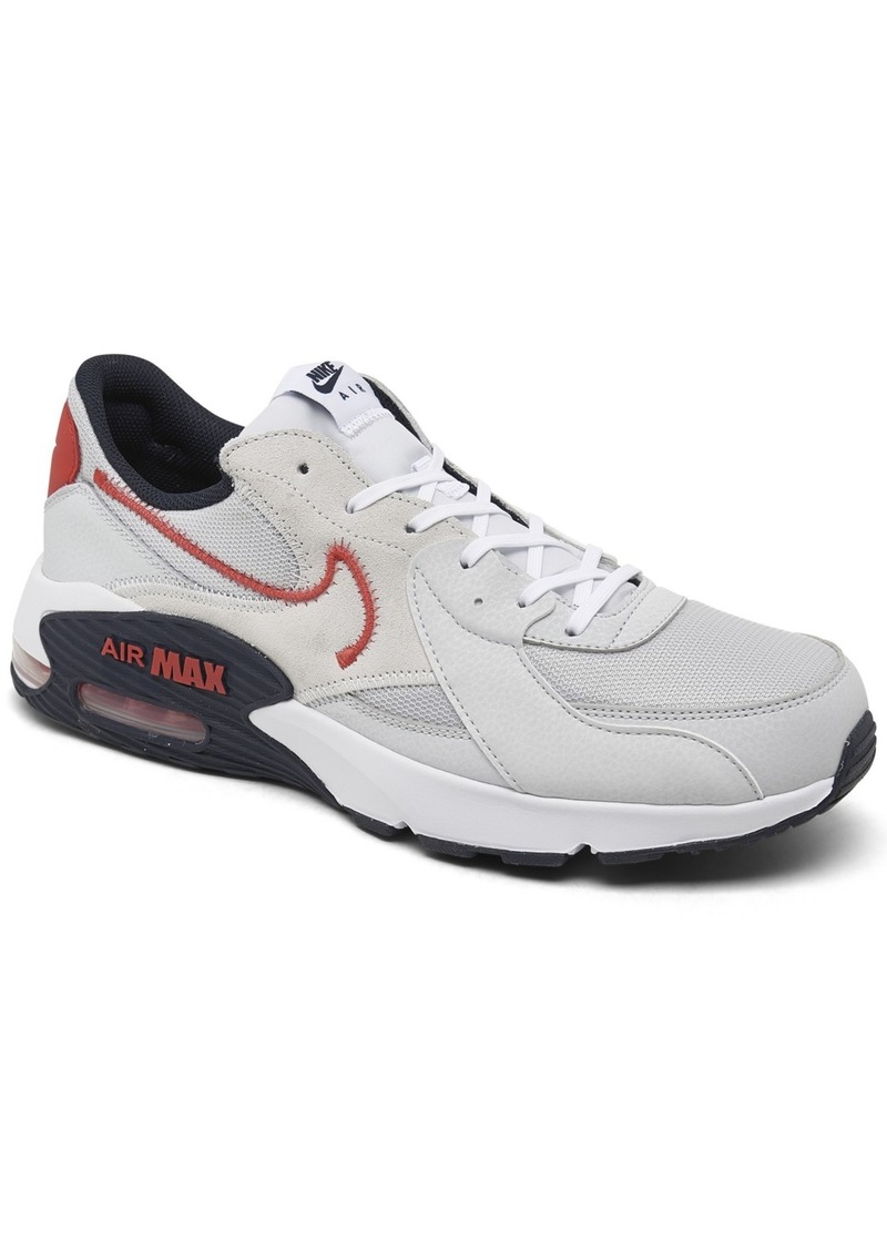 Nike Men's Air Max Excee Casual Sneakers from Finish Line - Photon Dust, Obsidian