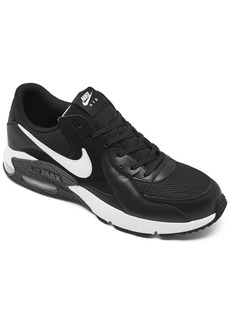 Nike Men's Air Max Excee Running Sneakers from Finish Line - Black, White, Dark Gray