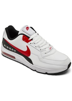 Nike Men's Air Max Ltd 3 Running Sneakers from Finish Line - White, University Red-Black