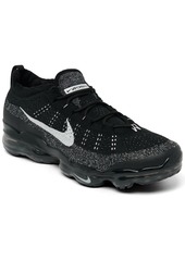 Nike Men's Air VaporMax 2023 Fly Knit Running Sneakers from Finish Line - Black, White