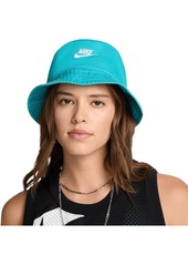 Nike Men's and Women's Aqua Apex Futura Washed Bucket Hat - Aqua