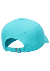 Nike Men's and Women's Aqua Swoosh Club Performance Adjustable Hat - Aqua