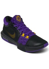 Nike Men's LeBron Witness 8 Basketball Sneakers from Finish Line - Black, Purple, University G