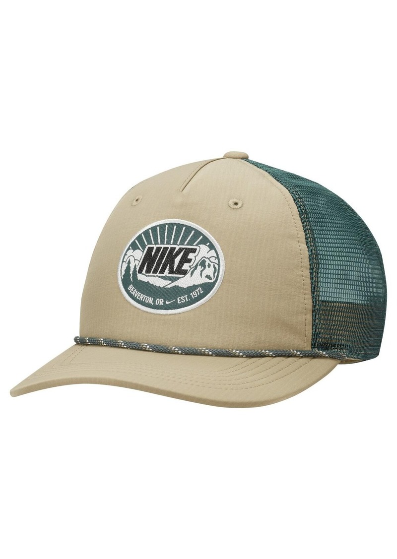 Nike Men's and Women's Olive Outdoor Trucker Adjustable Hat - Olive