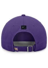 Nike Men's and Women's Clemson Tigers 2024 Sideline Club Adjustable Hat - Purple
