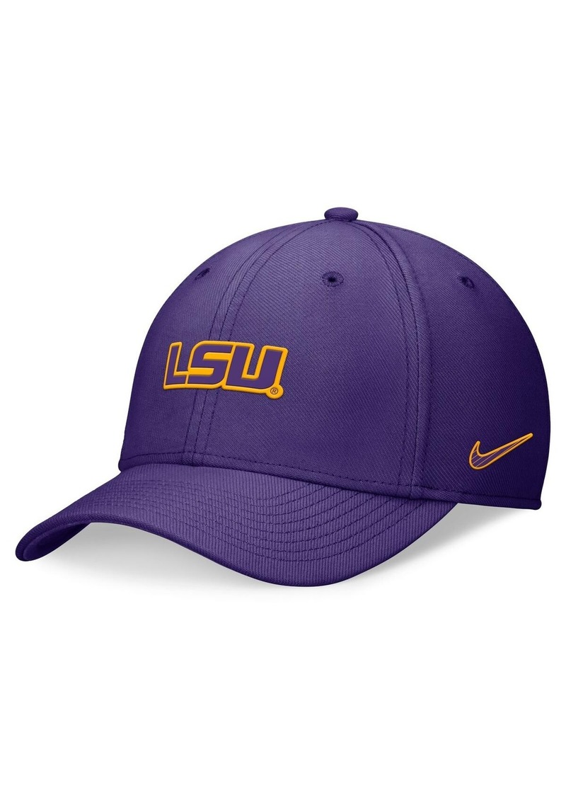 Nike Men's and Women's Purple Lsu Tigers 2024 Sideline Swoosh Flex Hat - Purple