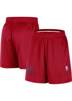 Nike Men's and Women's Red Washington Wizards Warm Up Performance Practice Shorts - Red