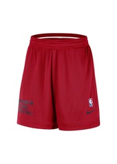 Nike Men's and Women's Red Washington Wizards Warm Up Performance Practice Shorts - Red